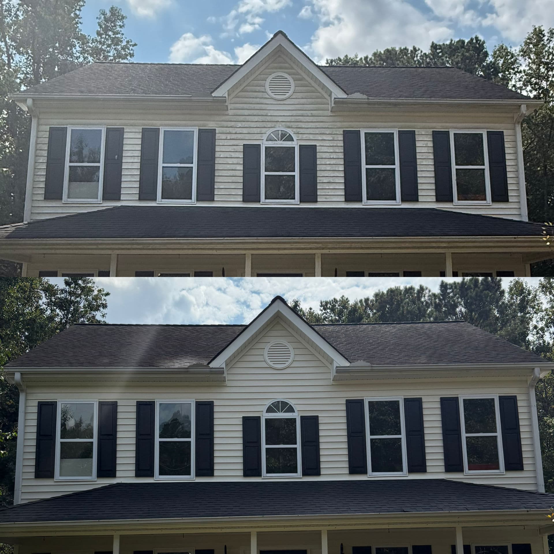 House Exterior Soft Washing in Lakeland, FL